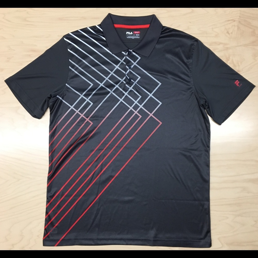 FILA men’s short sleeve golf shirt Large